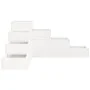 Planter 4 levels solid white pine wood 80.5x79x36 cm by , Pots and planters - Ref: Foro24-825318, Price: 86,59 €, Discount: %