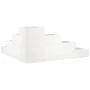 Planter 4 levels solid white pine wood 80.5x79x36 cm by , Pots and planters - Ref: Foro24-825318, Price: 86,59 €, Discount: %