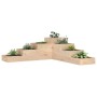 4-tier planter solid pine wood 106x104.5x36 cm by , Pots and planters - Ref: Foro24-825324, Price: 86,83 €, Discount: %