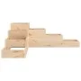4-tier planter solid pine wood 106x104.5x36 cm by , Pots and planters - Ref: Foro24-825324, Price: 85,22 €, Discount: %