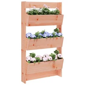 Wall planter 3 levels solid wood Douglas 60x18.5x110 cm by , Pots and planters - Ref: Foro24-825119, Price: 73,43 €, Discount: %