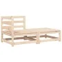 Equine garden sofa with cushions and footrest by , Modular outdoor sofas - Ref: Foro24-838109, Price: 115,66 €, Discount: %