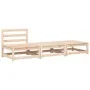 Sofá de jardín sin reposabrazos con cojines y reposapiés de , Sofás modulares de exterior - Ref: Foro24-838142, Precio: 136,8...