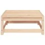 Sofá de jardín sin reposabrazos con cojines y reposapiés de , Sofás modulares de exterior - Ref: Foro24-838142, Precio: 136,8...