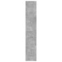 Schuhschrank mit 4 klappbaren Schubladen betongrau 80x34x187,5cm von , Schuhregale und Schuhorganisatoren - Ref: Foro24-32143...