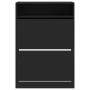 Shoe cabinet with 2 folding drawers black 80x34x116 cm by , Shoe racks and shoe organizers - Ref: Foro24-3214407, Price: 107,...