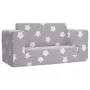 Hellgraues 2-Sitzer-Kindersofa aus weichem Plüsch mit Sternen von , Baby- und Kleinkindmöbel - Ref: Foro24-357034, Preis: 65,...