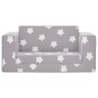 Hellgraues 2-Sitzer-Kindersofa aus weichem Plüsch mit Sternen von , Baby- und Kleinkindmöbel - Ref: Foro24-357034, Preis: 66,...