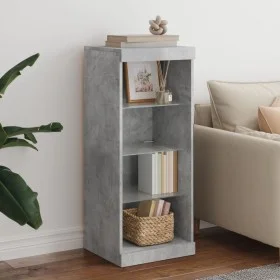 Concrete gray sideboard with LED lights 41x37x100 cm by , Sideboards - Ref: Foro24-836731, Price: 65,34 €, Discount: %