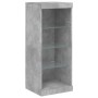 Concrete gray sideboard with LED lights 41x37x100 cm by , Sideboards - Ref: Foro24-836731, Price: 66,25 €, Discount: %