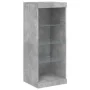 Concrete gray sideboard with LED lights 41x37x100 cm by , Sideboards - Ref: Foro24-836731, Price: 65,34 €, Discount: %