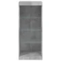 Concrete gray sideboard with LED lights 41x37x100 cm by , Sideboards - Ref: Foro24-836731, Price: 65,34 €, Discount: %
