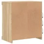Sideboard with LED lights Sonoma oak 60.5x37x67 cm by , Sideboards - Ref: Foro24-836695, Price: 69,14 €, Discount: %
