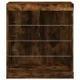 Sideboard with LED lights smoked oak 60.5x37x67 cm by , Sideboards - Ref: Foro24-836697, Price: 67,76 €, Discount: %