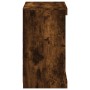 Aparador con luces LED roble ahumado 60,5x37x67 cm de , Aparadores - Ref: Foro24-836697, Precio: 71,66 €, Descuento: %