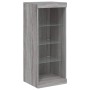 Sideboard with LED lights Sonoma gray 41x37x100 cm by , Sideboards - Ref: Foro24-836733, Price: 64,06 €, Discount: %