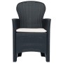 Gartenstühle mit Kissen 2 Stück Kunststoff Rattan-Optik von vidaXL, Gartenstühle - Ref: Foro24-45599, Preis: 175,57 €, Rabatt: %