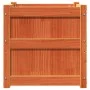 Outdoor planters 2 pcs solid wax brown pine wood by , Pots and planters - Ref: Foro24-837419, Price: 100,59 €, Discount: %