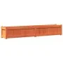 Outdoor planters 2 pcs solid wax brown pine wood by , Pots and planters - Ref: Foro24-837499, Price: 138,90 €, Discount: %