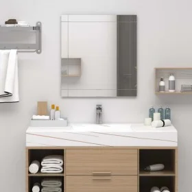 Glass wall mirror 100x60 cm by vidaXL, Mirrors - Ref: Foro24-249534, Price: 58,29 €, Discount: %