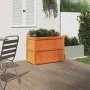 Jardinera exterior madera maciza pino marrón cera 90x50x70 cm de , Maceteros y jardineras - Ref: Foro24-837471, Precio: 89,95...