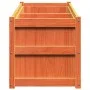 Outdoor planter solid wax brown pine wood 90x50x70 cm by , Pots and planters - Ref: Foro24-837471, Price: 89,89 €, Discount: %