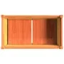 Outdoor planter solid wax brown pine wood 90x50x70 cm by , Pots and planters - Ref: Foro24-837471, Price: 89,89 €, Discount: %
