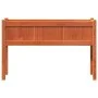 Planters with legs 2 pcs solid wax brown pine wood by , Pots and planters - Ref: Foro24-837569, Price: 114,68 €, Discount: %