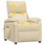 Sillón de masaje de tela color crema de , Sillones de masaje eléctricos - Ref: Foro24-348468, Precio: 187,36 €, Descuento: %