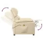 Sillón de masaje de tela color crema de , Sillones de masaje eléctricos - Ref: Foro24-348468, Precio: 187,36 €, Descuento: %