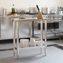 Küchenarbeitstisch aus Edelstahl 82,5x30x85 cm von , Wiederherstellung - Ref: Foro24-376451, Preis: 124,29 €, Rabatt: %
