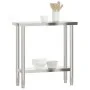 Küchenarbeitstisch aus Edelstahl 82,5x30x85 cm von , Wiederherstellung - Ref: Foro24-376451, Preis: 121,69 €, Rabatt: %