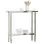 Küchenarbeitstisch aus Edelstahl 82,5x30x85 cm von , Wiederherstellung - Ref: Foro24-376451, Preis: 124,29 €, Rabatt: %