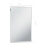 Bathroom wall mirror with LED 60x100 cm by vidaXL, Mirrors - Ref: Foro24-144719, Price: 161,67 €, Discount: %