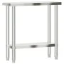 Küchenarbeitstisch aus Edelstahl 82,5x30x85 cm von , Wiederherstellung - Ref: Foro24-376451, Preis: 121,69 €, Rabatt: %