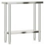 Mesa de trabajo de cocina acero inoxidable 82,5x30x85 cm de , Restauración - Ref: Foro24-376451, Precio: 124,00 €