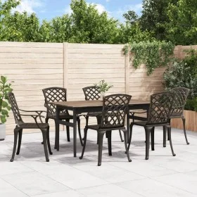 Gartenstühle 6 Stück Aluminiumguss Bronze von , Gartenstühle - Ref: Foro24-3216319, Preis: 714,89 €, Rabatt: %