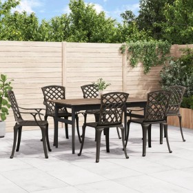 Gartenstühle 6 Stück Aluminiumguss Bronze von , Gartenstühle - Ref: Foro24-3216319, Preis: 757,18 €, Rabatt: %
