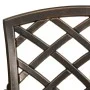 Garden chairs 6 units cast aluminum bronze by , Garden chairs - Ref: Foro24-3216319, Price: 742,14 €, Discount: %