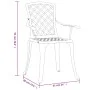 Garden chairs 6 units cast aluminum bronze by , Garden chairs - Ref: Foro24-3216319, Price: 742,14 €, Discount: %
