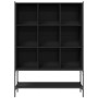 Schwarzes Holzwerkstoffregal 102 x 30 x 141,5 cm von , Bücherregale und Regale - Ref: Foro24-3214329, Preis: 110,58 €, Rabatt: %