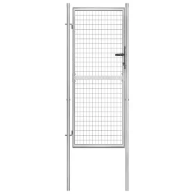 Gartentor silberverzinkter Stahl 105x250 cm von vidaXL, Gartentore - Ref: Foro24-144760, Preis: 280,79 €, Rabatt: %