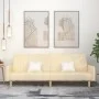 2-seater sofa bed in cream fabric by , Sofas - Ref: Foro24-375761, Price: 299,44 €, Discount: %