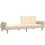 2-seater sofa bed in cream fabric by , Sofas - Ref: Foro24-375761, Price: 304,46 €, Discount: %