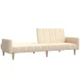 2-seater sofa bed in cream fabric by , Sofas - Ref: Foro24-375761, Price: 299,44 €, Discount: %