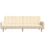 2-seater sofa bed in cream fabric by , Sofas - Ref: Foro24-375761, Price: 299,44 €, Discount: %