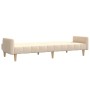 2-seater sofa bed in cream fabric by , Sofas - Ref: Foro24-375761, Price: 304,46 €, Discount: %
