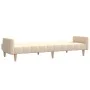 2-seater sofa bed in cream fabric by , Sofas - Ref: Foro24-375761, Price: 299,44 €, Discount: %