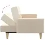 2-seater sofa bed in cream fabric by , Sofas - Ref: Foro24-375761, Price: 299,44 €, Discount: %