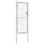 Garden gate silver galvanized steel 105x250 cm by vidaXL, garden gates - Ref: Foro24-144760, Price: 288,69 €, Discount: %